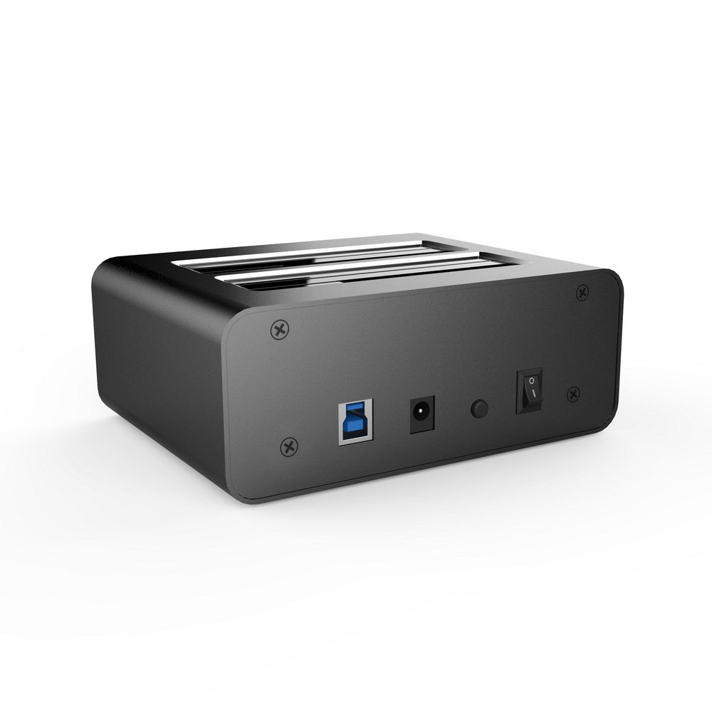 Simplecom SD352 USB 3.0 to Dual SATA Aluminium Docking Station with 3-Port Hub and 1 Port 2.1A USB Charger - SuperSaverAU - view 3