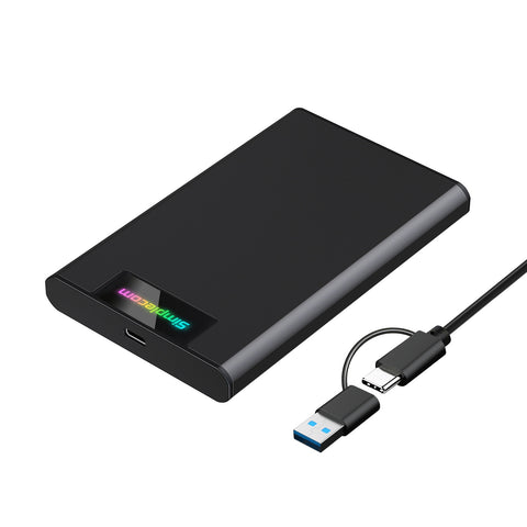 Simplecom SE239 USB-C 2.5 Inch SATA HDD SSD Enclosure with RGB Lights