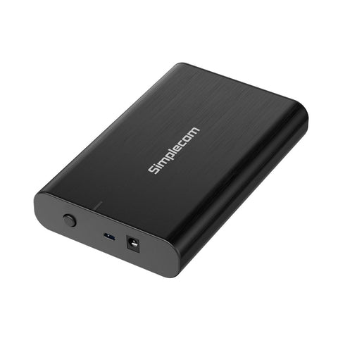 Simplecom SE331 Aluminium 3.5'' SATA to USB-C External Hard Drive Enclosure USB 3.2 Gen1 5Gbps - SuperSaverAU - view 1