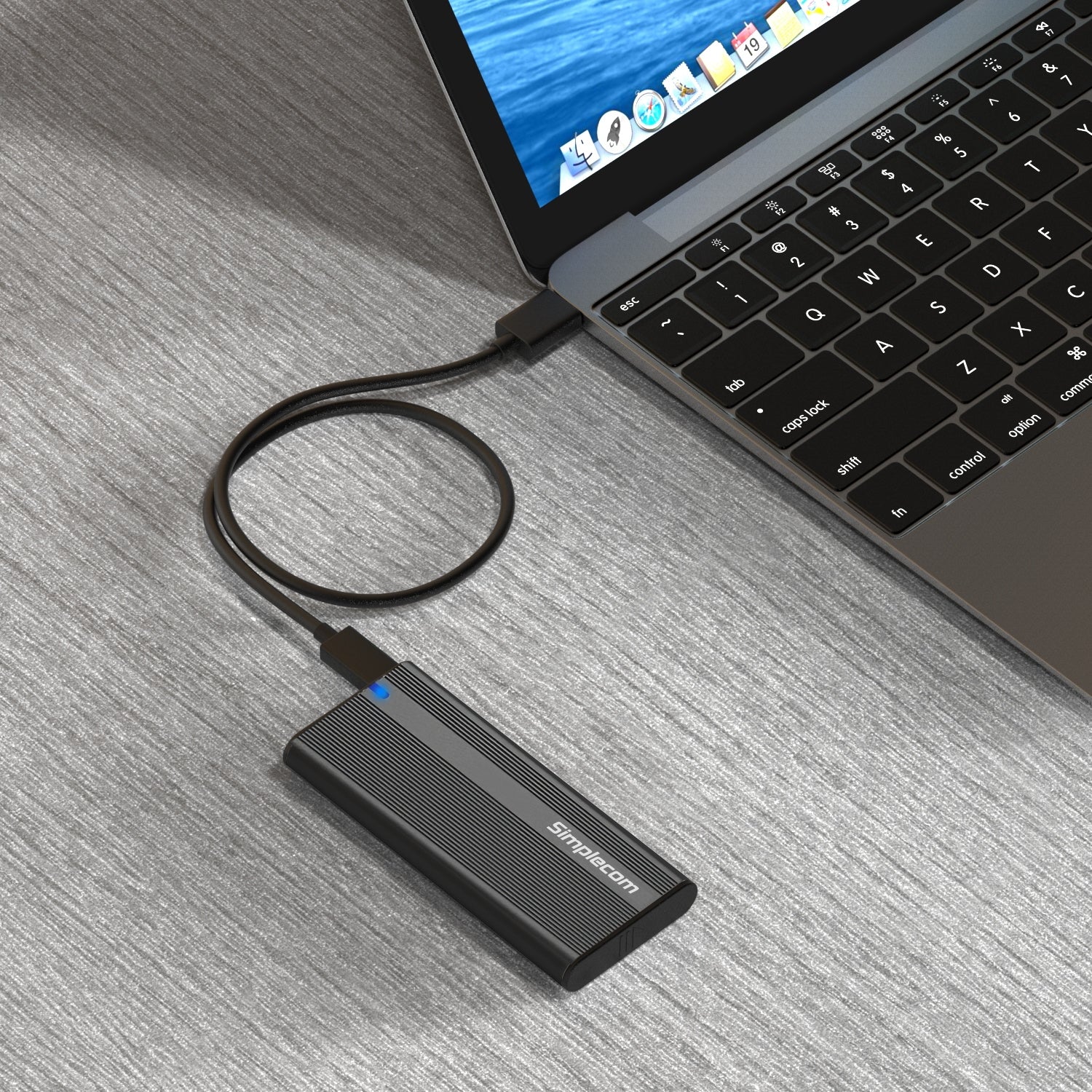 Simplecom SE505 NVMe M.2 SSD to USB-C Enclosure USB 3.2 Gen 2 10Gbps - SuperSaverAU - view 5