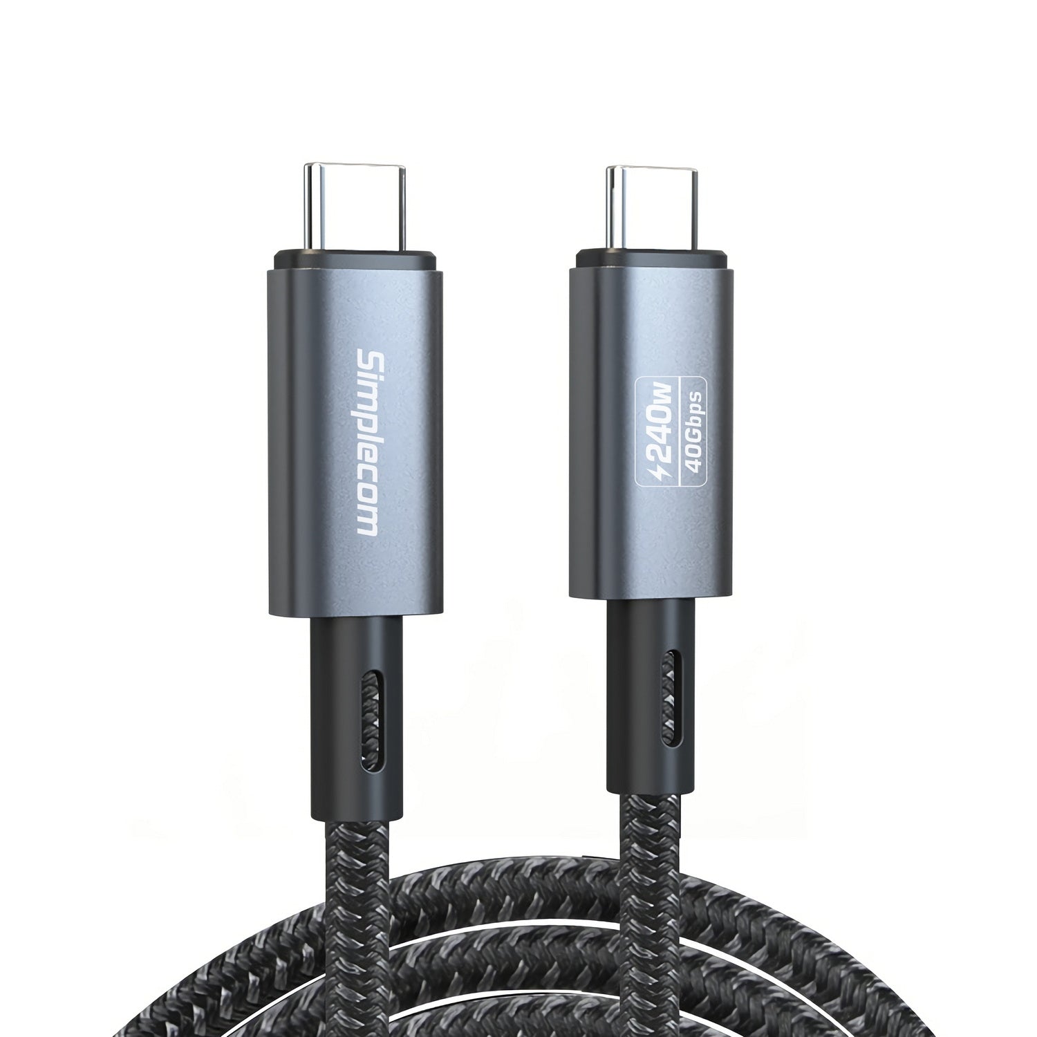 Simplecom CA615 USB-C to USB-C Cable USB4 40Gbps 5A 240W PD3.1 8K@60Hz 1.5M - SuperSaverAU - view 1