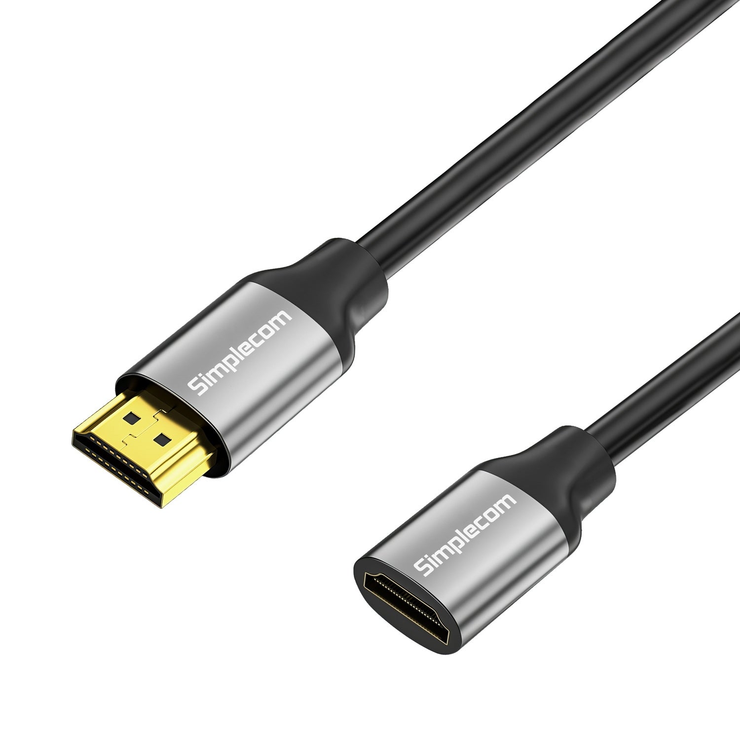 Simplecom CAF310 1.0M HDMI 2.1 Extension Cable Male to Female 48Gbps 8K@60Hz - SuperSaverAU - view 1