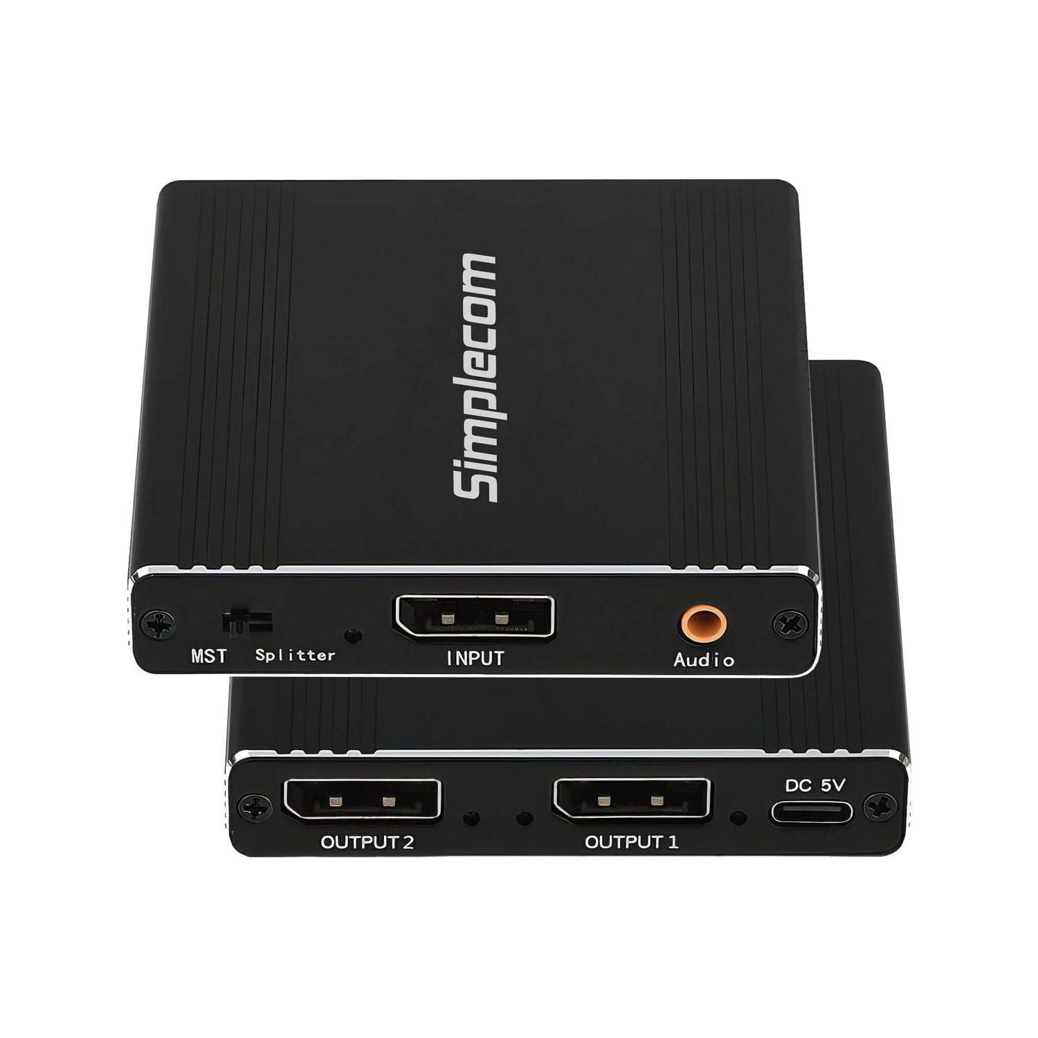 Simplecom CM214 DisplayPort Splitter 1 IN 2 OUT MST Hub for Dual Extended Screens 4K DP 1.4 - SuperSaverAU - view 2