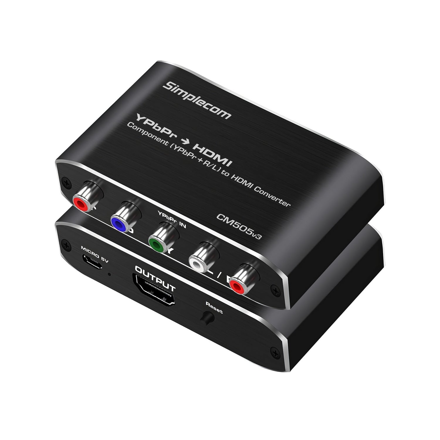 Simplecom CM505v3 Component (YPbPr + Stereo R/L) to HDMI Converter Full HD 1080p - SuperSaverAU - view 3