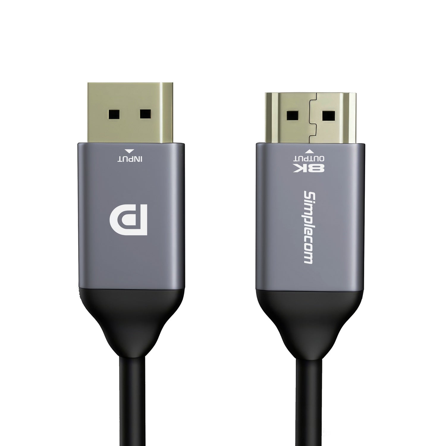 Simplecom Active DisplayPort to HDMI Cable 1.8M 8K@60Hz HDR Support - SuperSaverAU - view 2