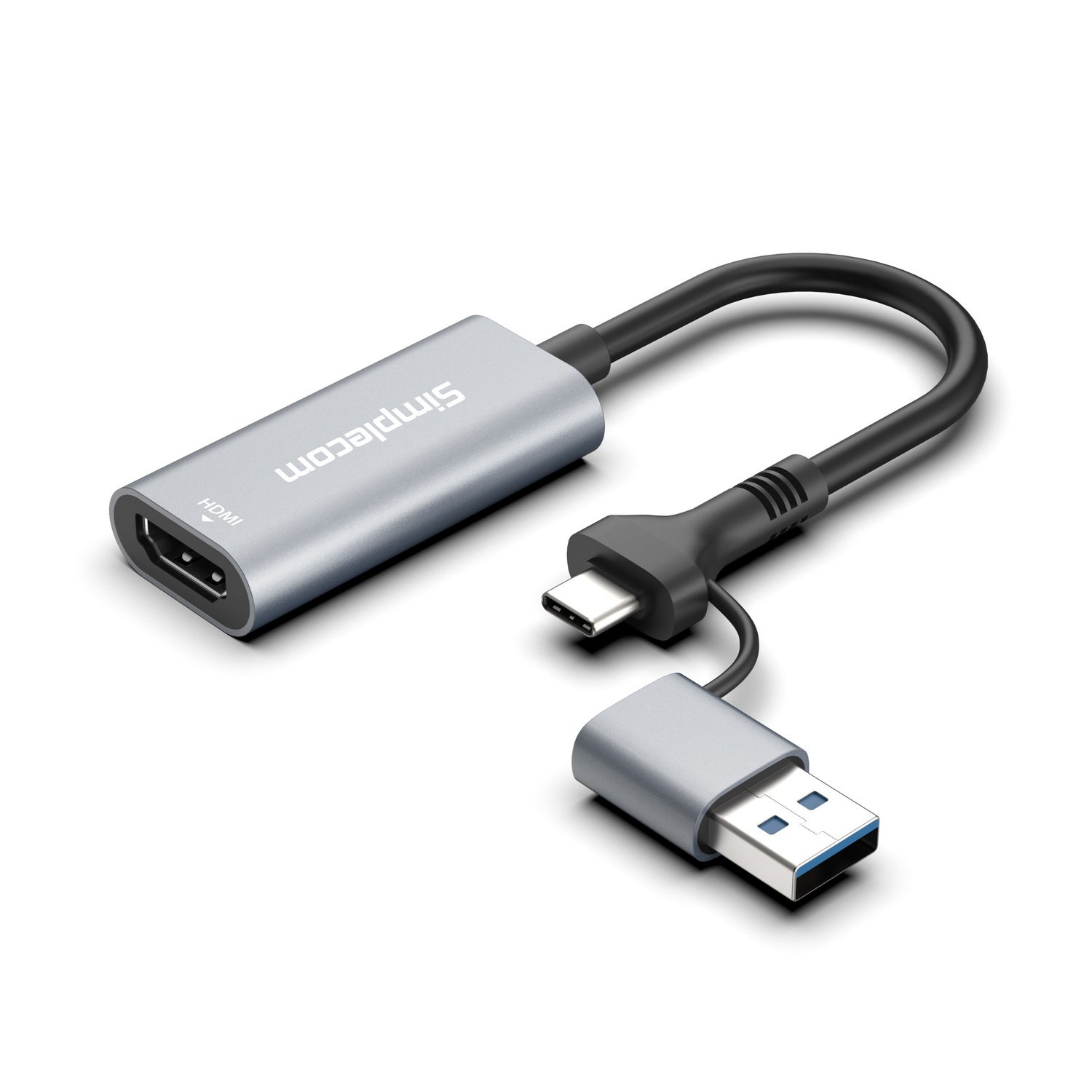 Simplecom DA306C USB 3.0 and USB-C to HDMI Video Card Adapter Full HD 1080p - SuperSaverAU - view 2