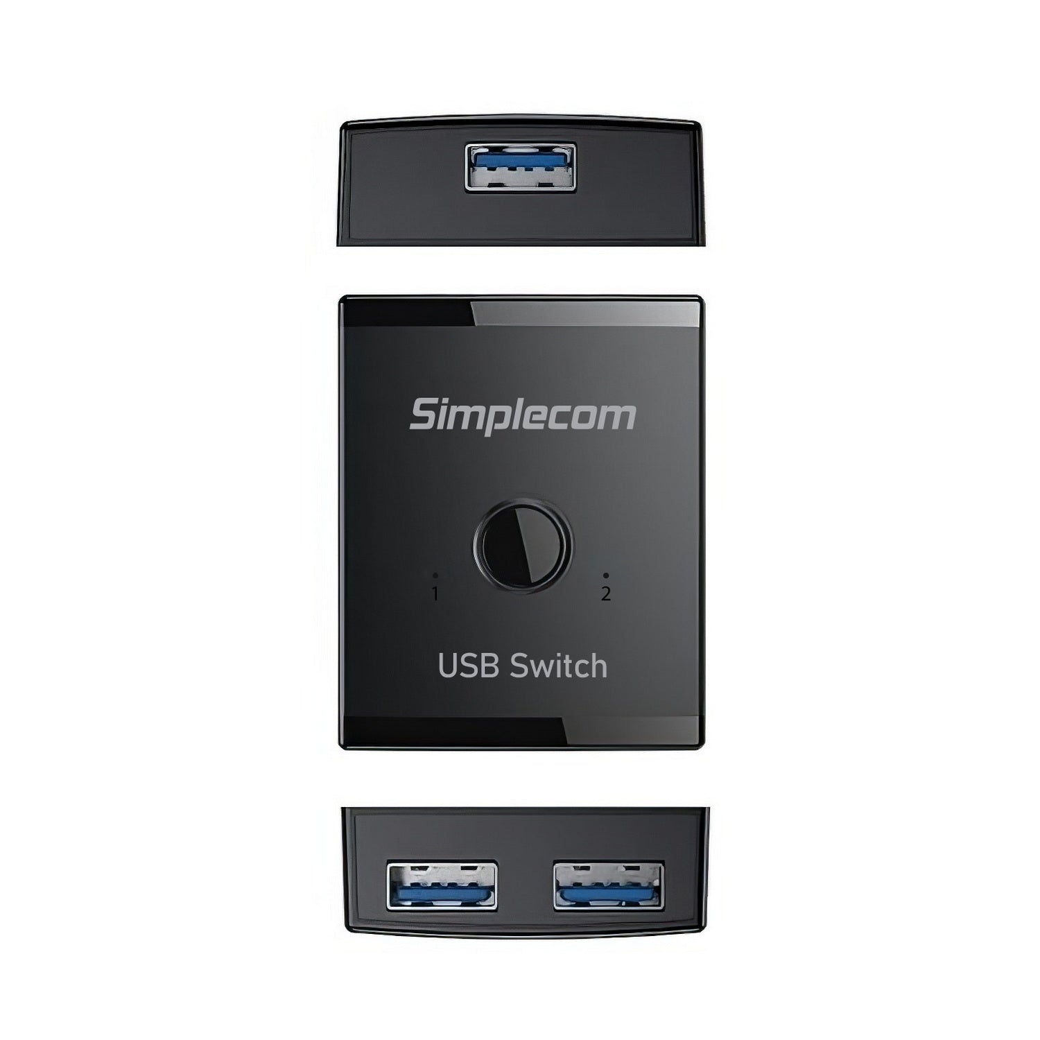 Simplecom KM125 Bi-Directional 2-Way USB 3.0 Switch 1 In 2 Out (2 In 1 Out) 5Gbps - SuperSaverAU - view 2