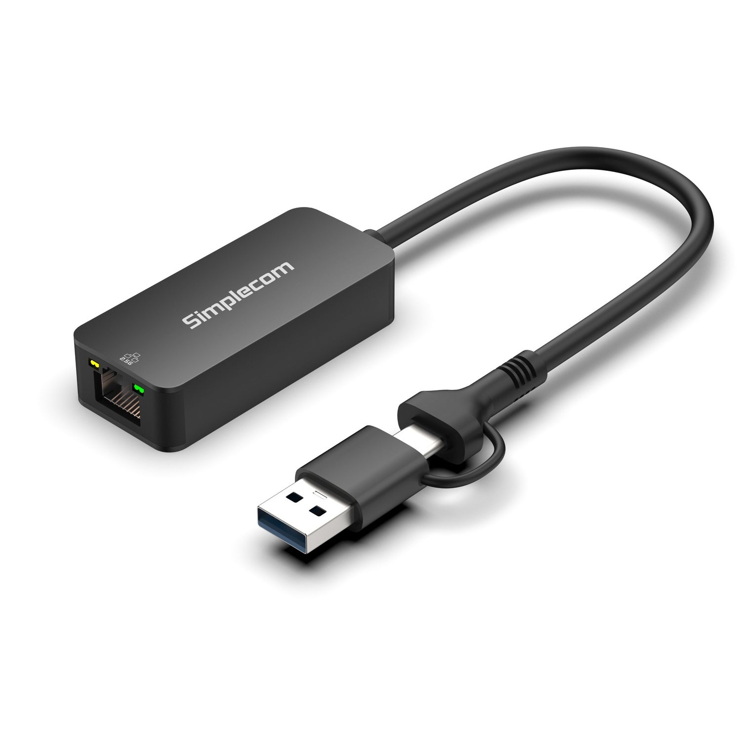 Simplecom NU405C SuperSpeed USB-C and USB-A to 2.5G Ethernet Network Adapter 2.5Gbps LAN - SuperSaverAU - view 3