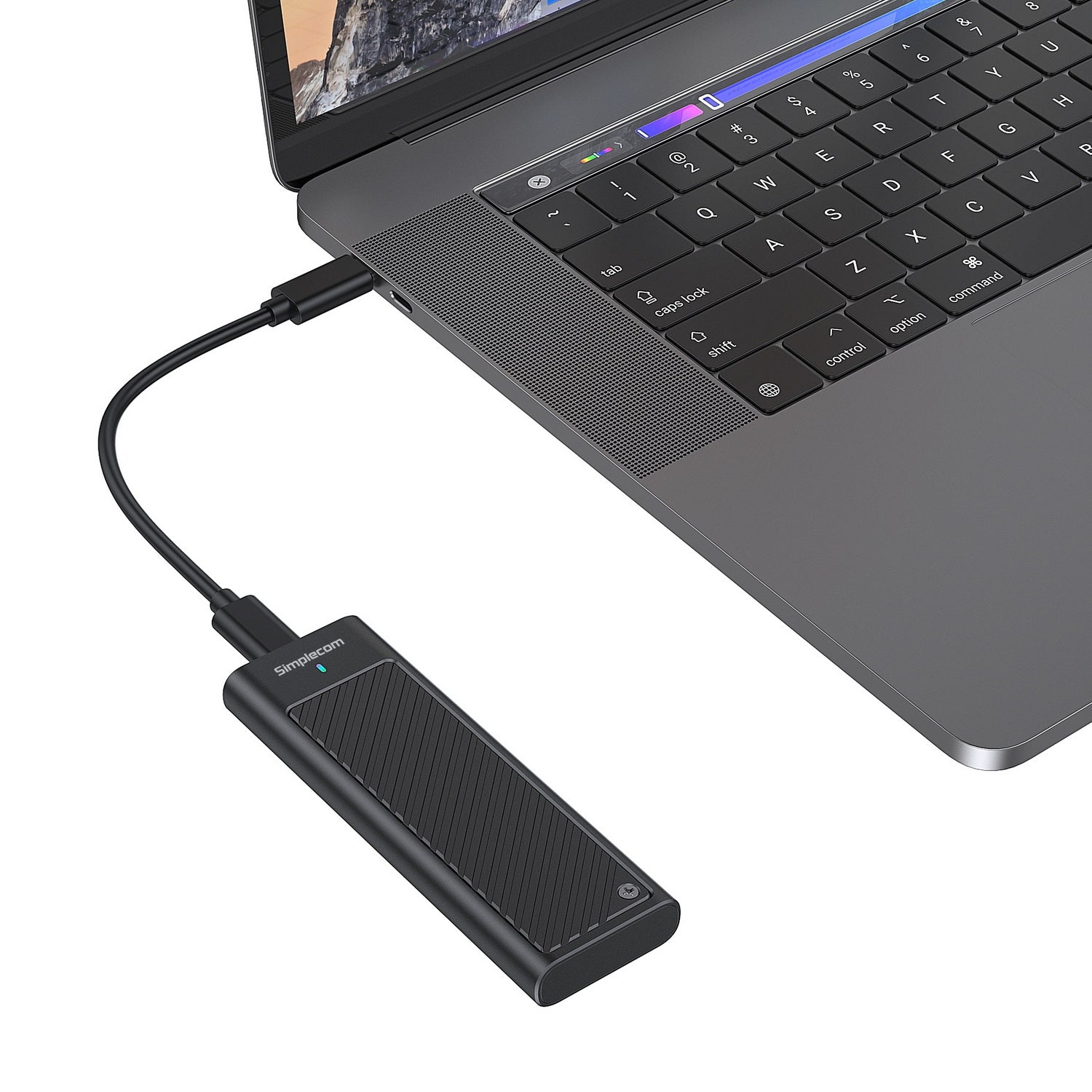 Simplecom SE538 M.2 SSD to USB 3.2 Gen 2x2 USB-C Enclosure 20Gbps NVMe SATA Dual Protocol - SuperSaverAU - view 6