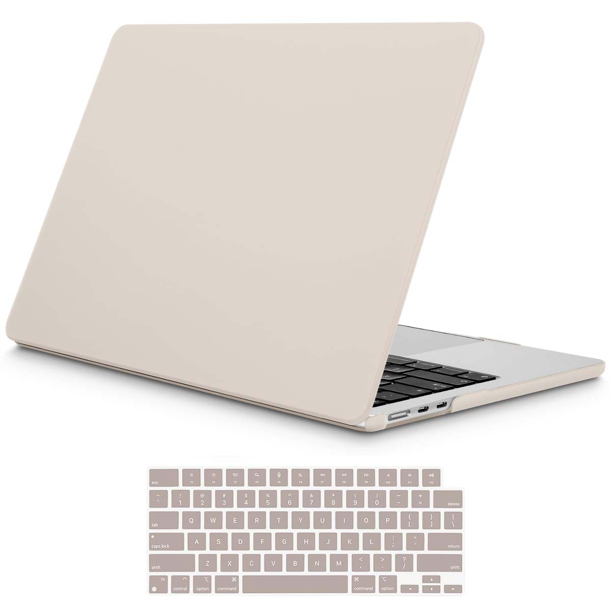 Premium Grey MacBook Air 15 A2941 M2 Hard Shell Case with Keyboard Cover