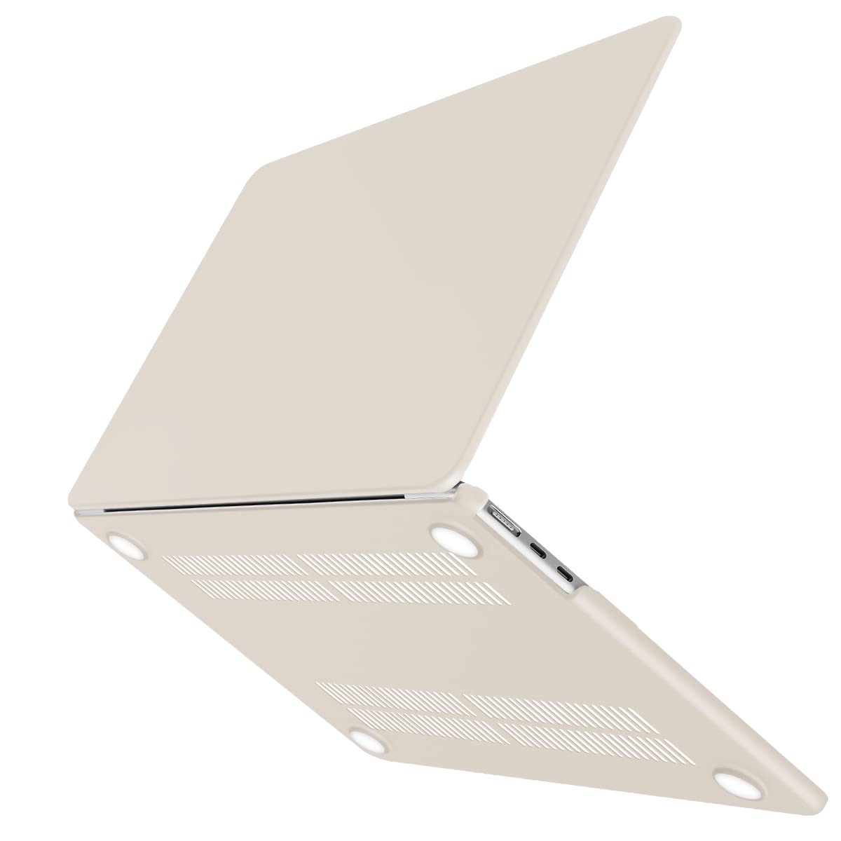 Premium Grey MacBook Air 15 A2941 M2 Hard Shell Case with Keyboard Cover