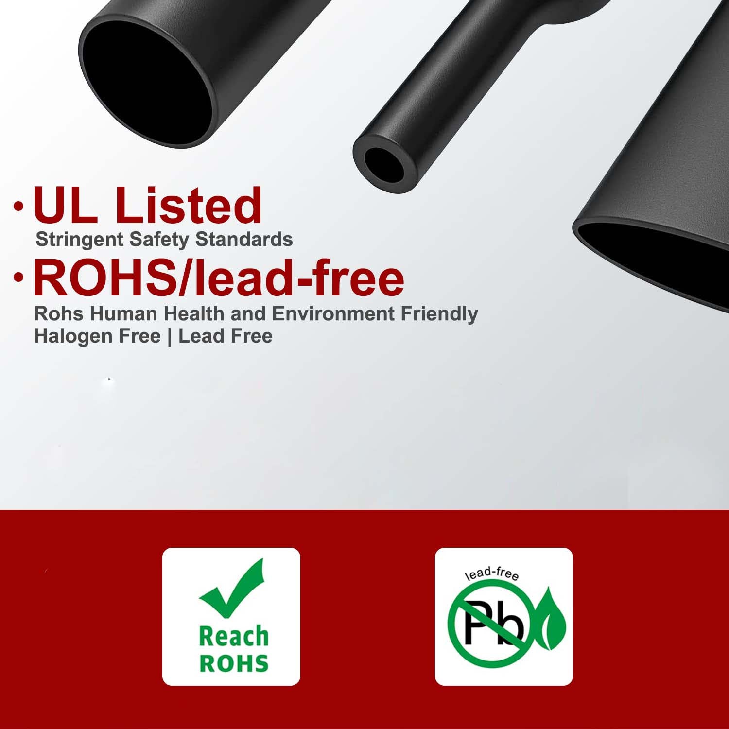 2m 20mm 2:1 Heat Shrink Tubing, ECO-Friendly, VW-1 Flame Retardant, Insulation - SuperSaverAU - view 4