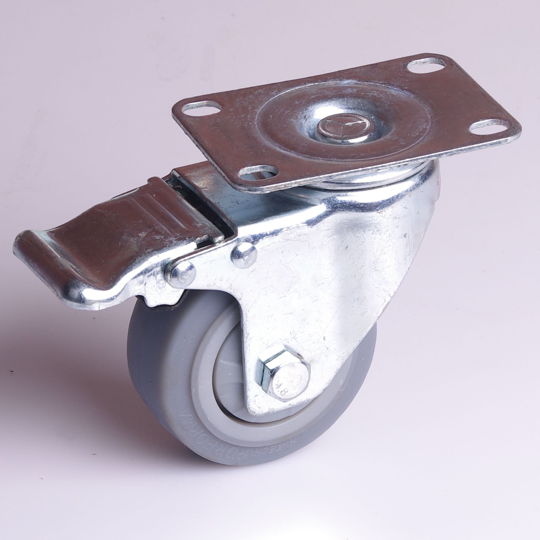3 inch Heavy Duty Caster Wheels Swivel with Brake Locking Casters Castor Wheels Cart Furniture Workbench - SuperSaverAU - view 1