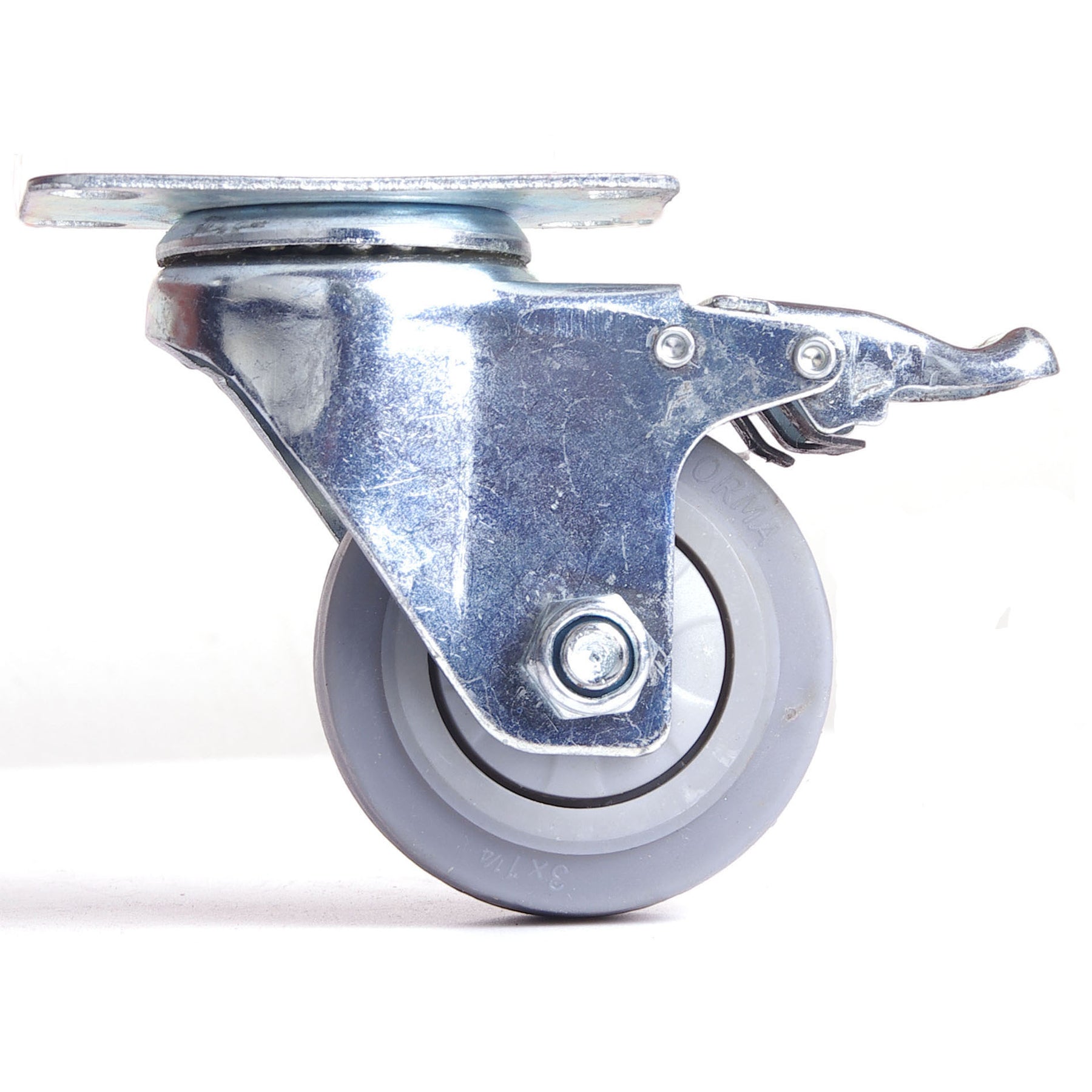 3 inch Heavy Duty Caster Wheels Swivel with Brake Locking Casters Castor Wheels Cart Furniture Workbench - SuperSaverAU - view 9