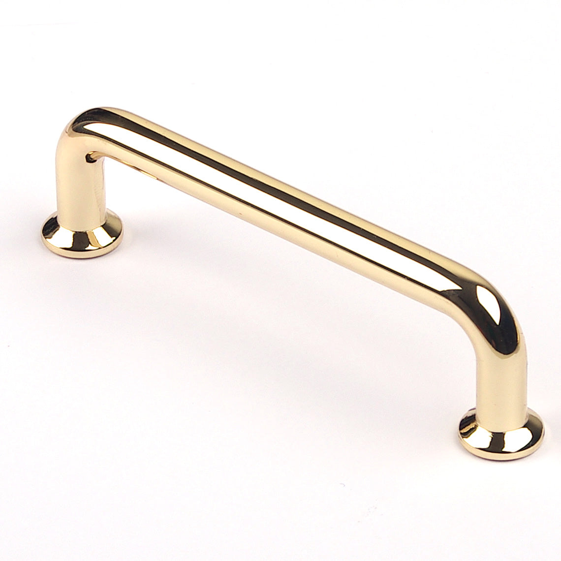 Premium 96mm Polished Gold Cabinet Handle with Screws
