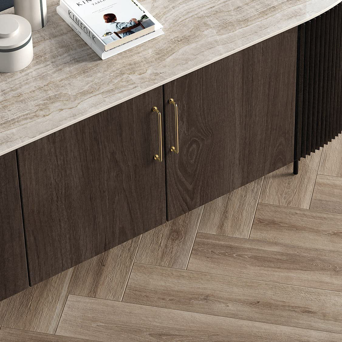 Premium 96mm Polished Gold Cabinet Handle with Screws