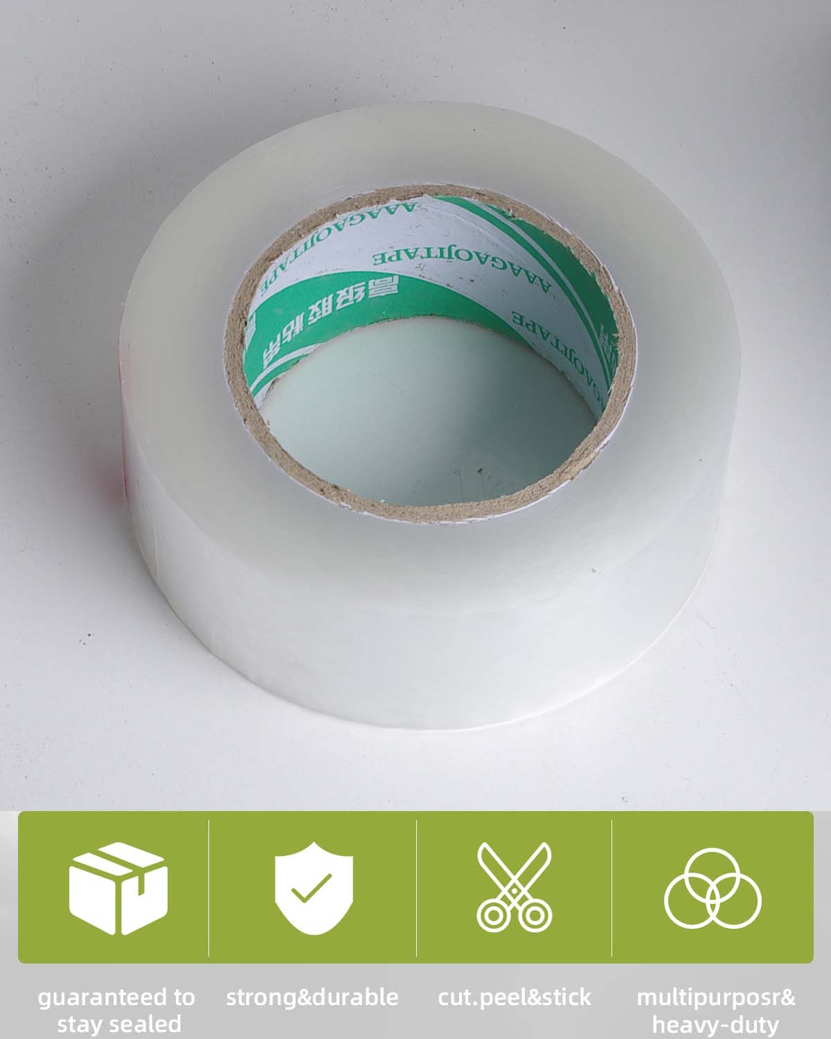 Strong Adhesive 6 Rolls Clear Packing Tape 150m x 45mm, Heavy Duty, High Transparency - SuperSaverAU - view 1