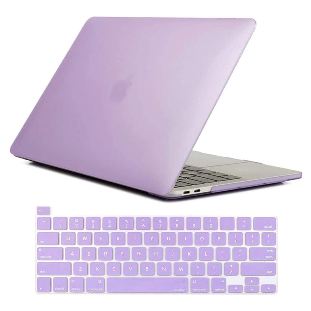 Purple MacBook Pro 13 Inch Case 2016-2023 M1 M2 A2338 A2289 A2251 A2159 Hard Shell Case Keyboard Cover - SuperSaverAU - view 1