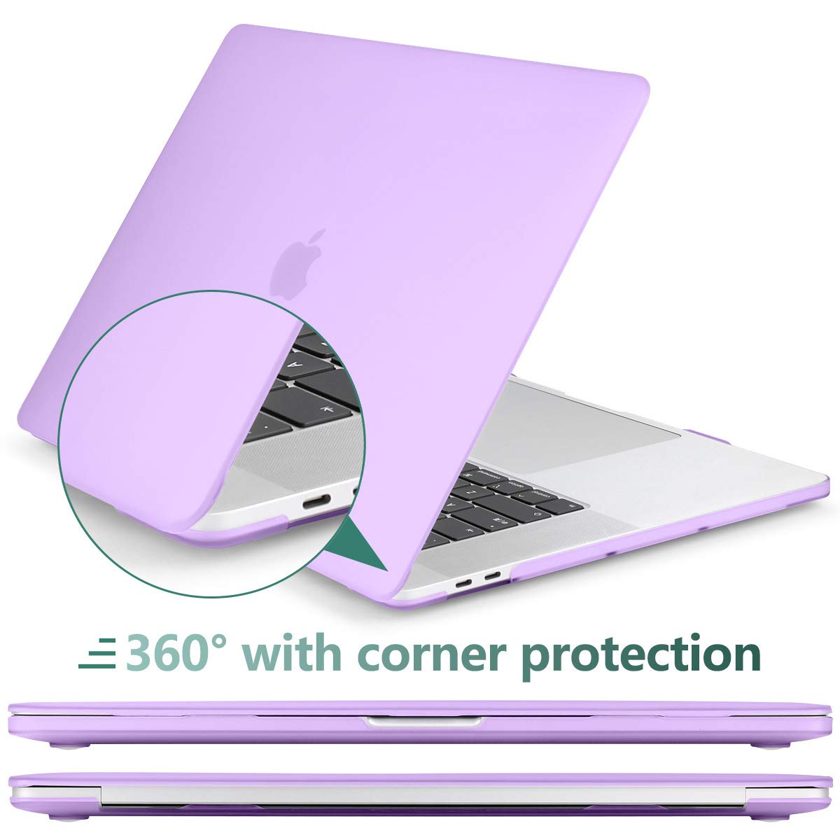 Purple MacBook Pro 13 Inch Case 2016-2023 M1 M2 A2338 A2289 A2251 A2159 Hard Shell Case Keyboard Cover - SuperSaverAU - view 7
