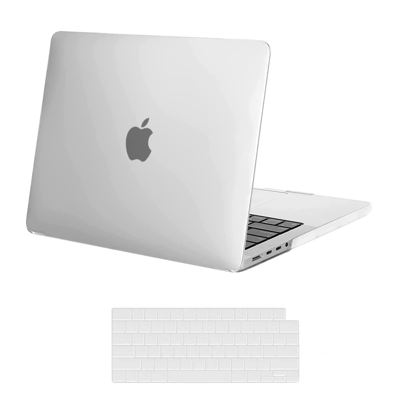 Suitable for MacBook Pro 14 Max Inch Case 2023 2022 2021 M2 A2779 M1 A2442 Hardshell Case Keyboard Cover White - SuperSaverAU - view 1