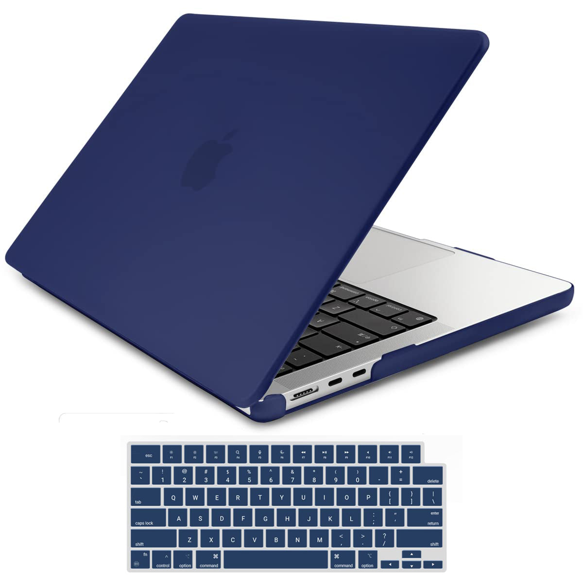 Suitable for 2023 2022 MacBook Air 13 inch case M2 Model A2681 Hard Shell Case Keyboard Cover Blue - SuperSaverAU - view 1
