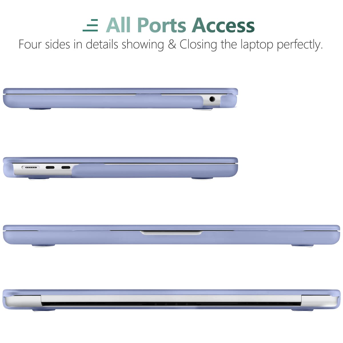 Suitable for 2023 2022 MacBook Air 13 inch case M2 Model A2681 Hard Shell Case Keyboard Cover - SuperSaverAU - view 6