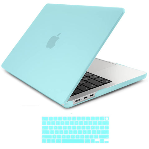 Suitable for 2023 2022 MacBook Air 13 inch case M2 Model A2681 Hard Shell Case Keyboard Cover Turquoise - SuperSaverAU - view 1