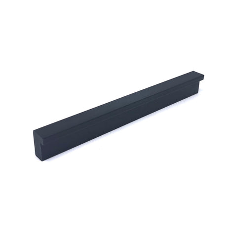 Zinc Kitchen Cabinet Handles 128mm Modern Black Drawer Bar Pulls, Sleek Design - SuperSaverAU - view 1