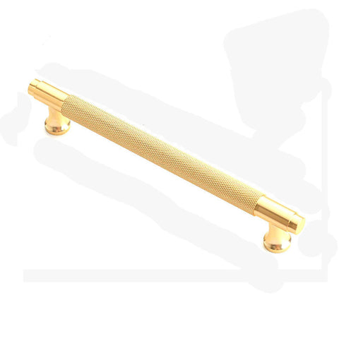 Gold Kitchen Cabinet Handle Pull, 160mm, Modern Stainless Steel, Brushed Nickel Finish - SuperSaverAU - view 1