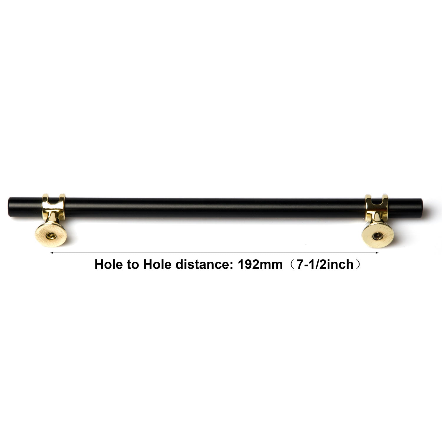 Luxury Design Black Kitchen Cabinet Handle Pull 192mm, Modern European Style - SuperSaverAU - view 1