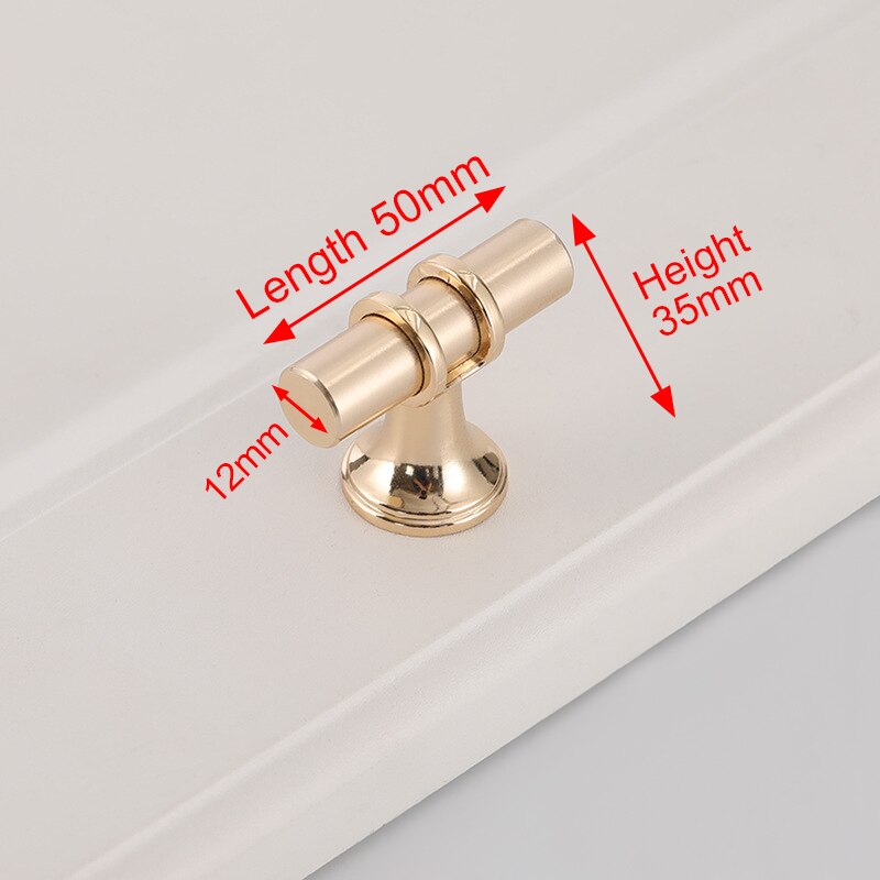 Luxury Design Gold T Bar Kitchen Cabinet Handle 1x Handle, Modern Style - SuperSaverAU - view 4