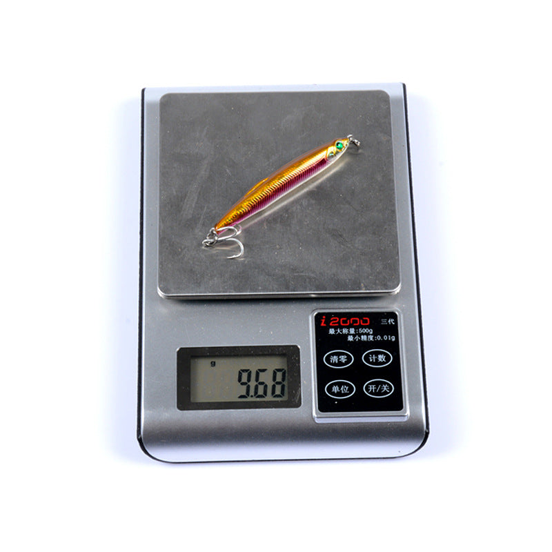 Durable ABS Hard Plastic Fishing Lures 9.5cm 5 Colors for Saltwater/Freshwater - SuperSaverAU - view 4