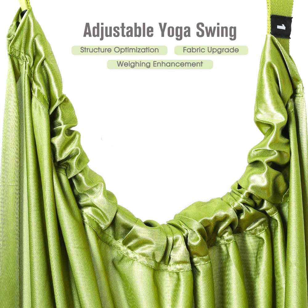Premium Yoga Stretch Strap Door Swing Trainer for Flexibility - Green