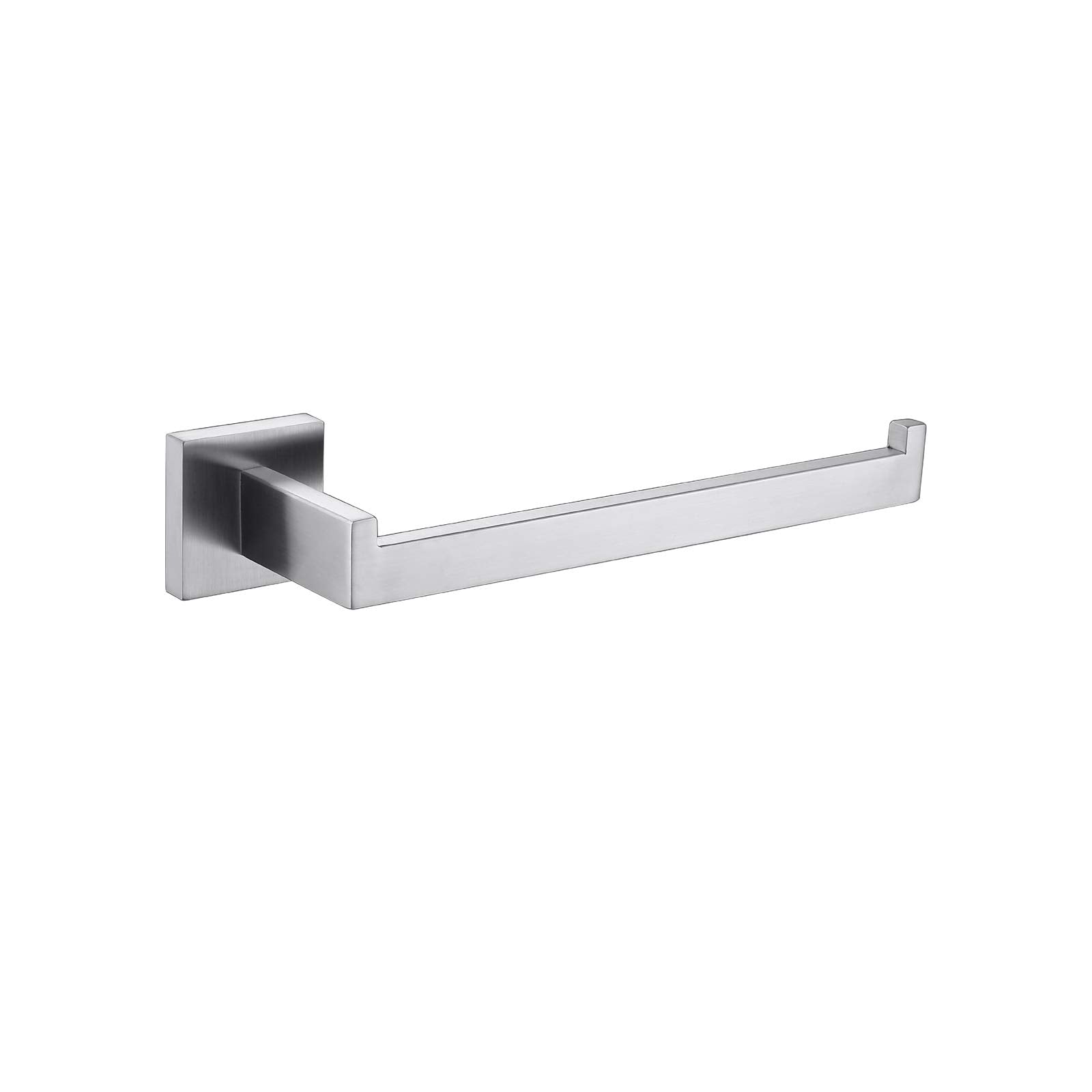 SUS304 Stainless Steel Square Hand Towel Holder Ring 25cm Brushed Nickel - SuperSaverAU - view 1