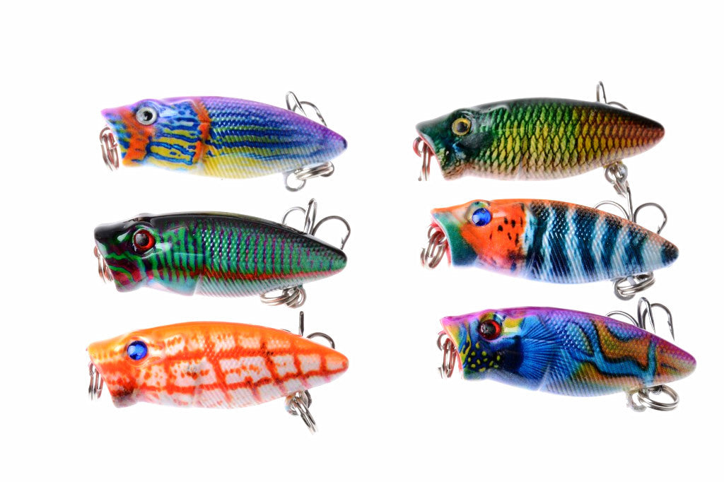 6X 3.5cm Durable ABS Hard Plastic Fishing Lures with Sharp Hooks for Saltwater/Freshwater - SuperSaverAU - view 2