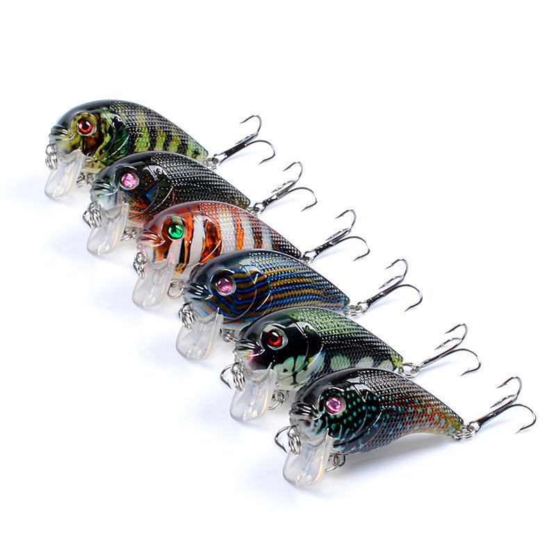 6x Popper Fishing Lures 5cm, Durable ABS, Sharp Hooks, Fresh/Saltwater - SuperSaverAU - view 5