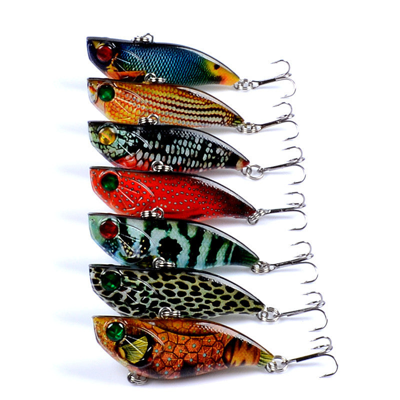 7x 5.8cm Durable ABS Fishing Lures with Sharp Hooks for Fresh/Saltwater - SuperSaverAU - view 1