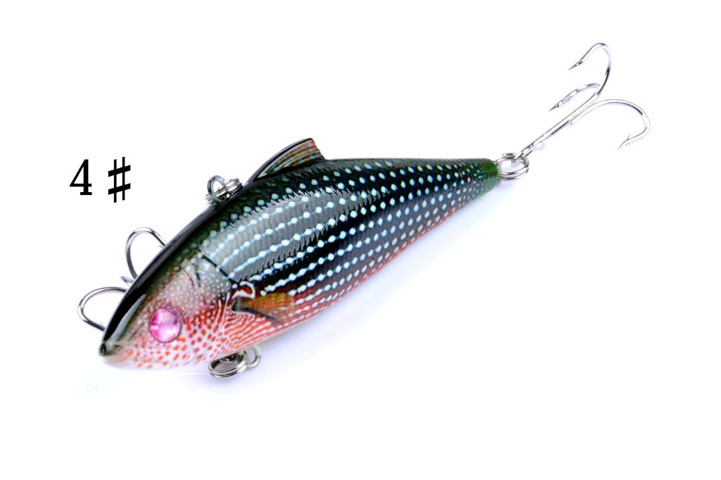 Vib Bait Fishing Lure 8.5cm 4x Lures with Sharp Hooks for Saltwater & Freshwater - SuperSaverAU - view 3