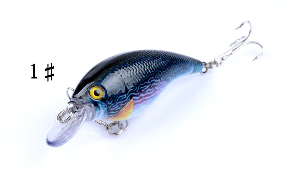 Durable ABS 7.5cm Popper Crank Bait Fishing Lure 4 Colors for Saltwater/Freshwater - SuperSaverAU - view 4