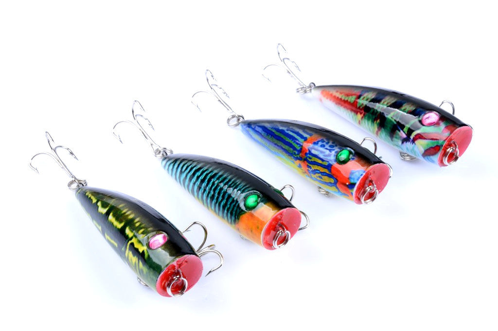 4X 6.8cm Durable ABS Hard Plastic Fishing Lures with Sharp Hooks for Saltwater/Freshwater - SuperSaverAU - view 4