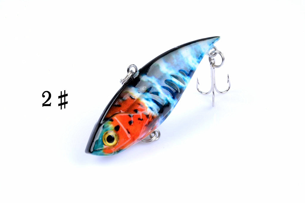 Vib Bait Fishing Lure 6x 6.5cm Saltwater Freshwater with Sharp Hooks - SuperSaverAU - view 2