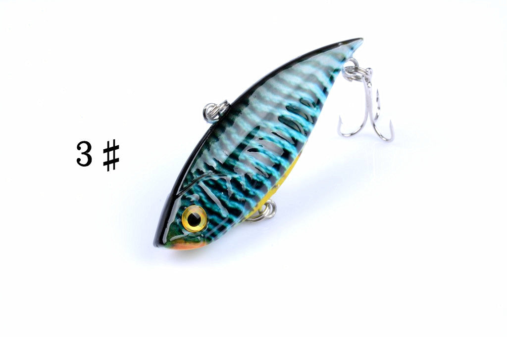 Vib Bait Fishing Lure 6x 6.5cm Saltwater Freshwater with Sharp Hooks - SuperSaverAU - view 3