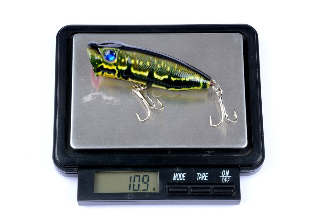 Durable ABS 6.5cm Popper Fishing Lures - 4 Colors, Sharp Hooks, Saltwater/Freshwater - SuperSaverAU - view 4