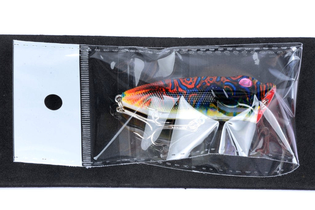 Durable ABS 6.5cm Popper Fishing Lures - 4 Colors, Sharp Hooks, Saltwater/Freshwater - SuperSaverAU - view 5