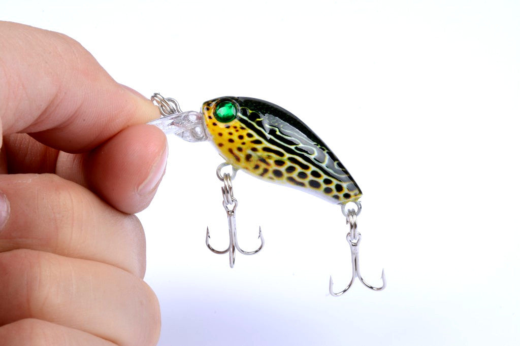 Durable ABS 6x 4.5cm Popper Crank Bait Fishing Lures for Saltwater & Freshwater - SuperSaverAU - view 1