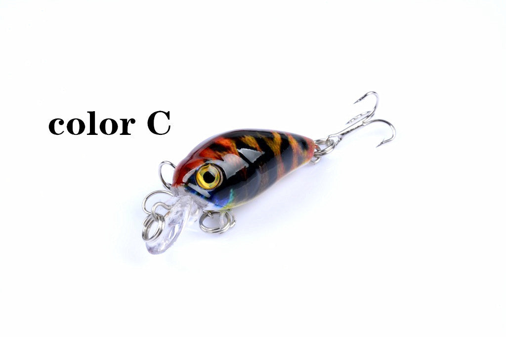 Durable ABS 6x 4.5cm Popper Crank Bait Fishing Lures for Saltwater & Freshwater - SuperSaverAU - view 3