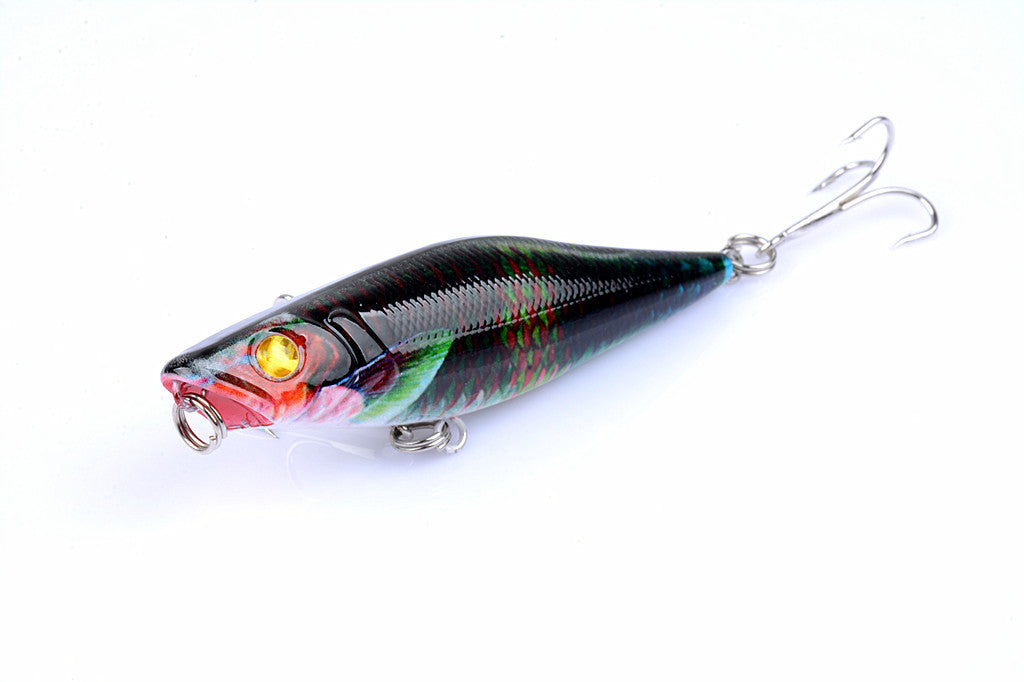Durable ABS 7.5cm Fishing Lures 5x Popper Tackle for Fresh & Saltwater - SuperSaverAU - view 5