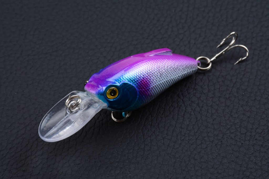8x 7.5cm Durable ABS Popper Crank Bait Fishing Lure for Saltwater & Freshwater - SuperSaverAU - view 1