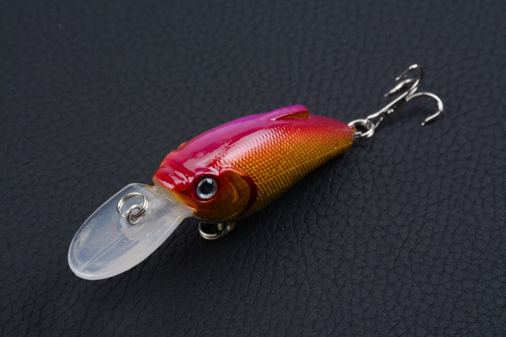 8x 7.5cm Durable ABS Popper Crank Bait Fishing Lure for Saltwater & Freshwater - SuperSaverAU - view 3