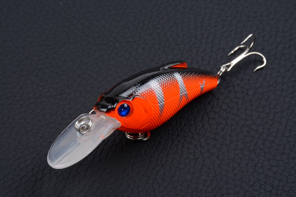 8x 7.5cm Durable ABS Popper Crank Bait Fishing Lure for Saltwater & Freshwater - SuperSaverAU - view 6